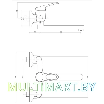 Смеситель Deante Neo Lobo BYU 080M картинка 2